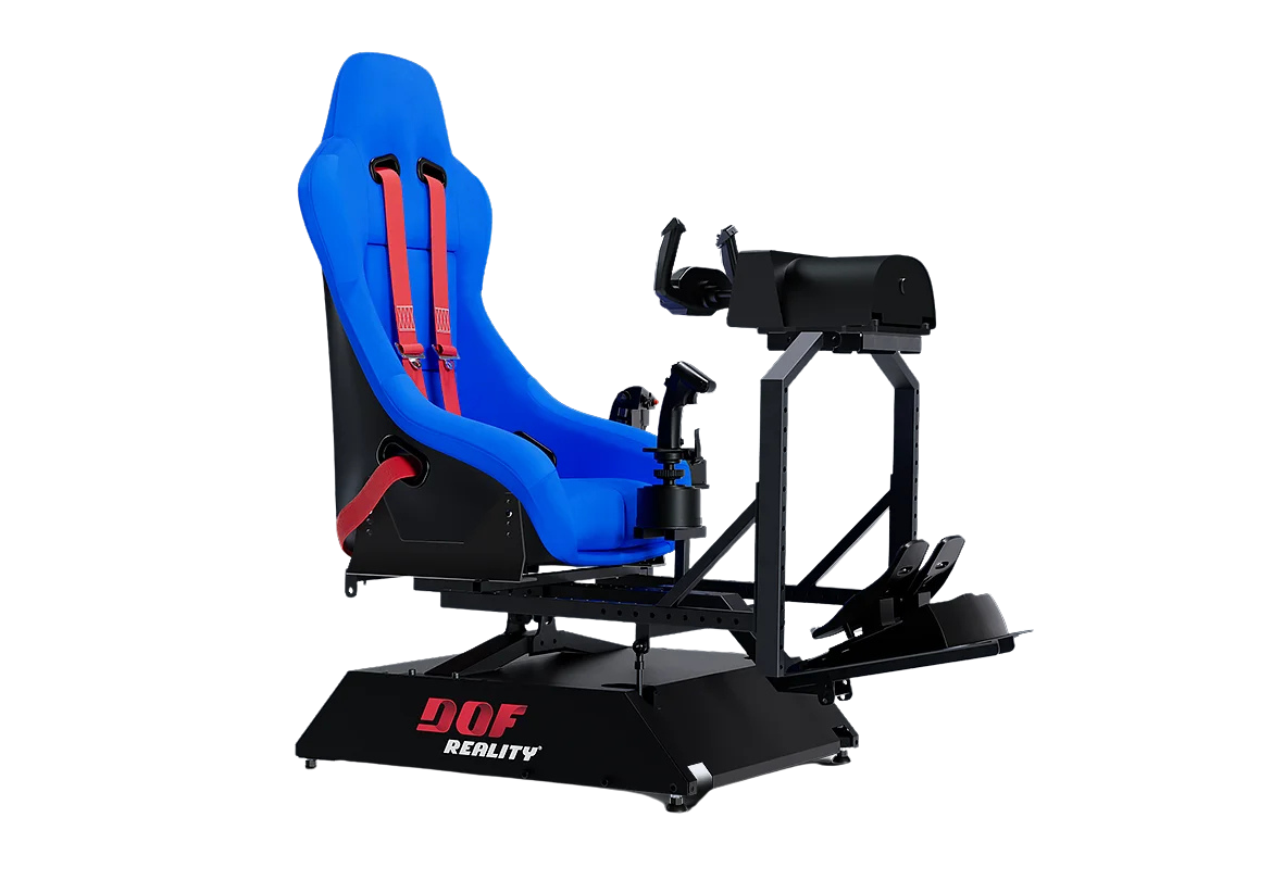 H2 HERO 2-Axis Flight Simulator with SFU Actuators & Smooth Gearing