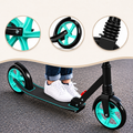 FED FITNESS Foldable Kick Scooter for Kids, Teens & Adults – Green