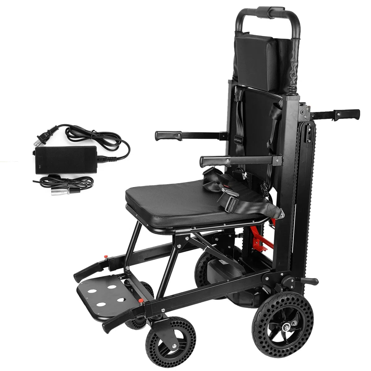 Motorized Portable Stair Lift Chair – Foldable 480lb Capacity Mobility Transport Chair