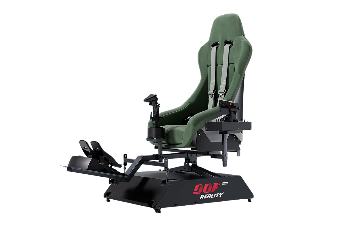 Motion Heli Cockpit - 2-Axis PRO (P2) with SFU and Xtra Smooth Gearing