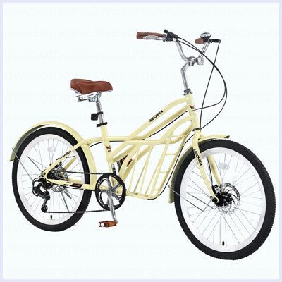 Women’s 26 Inch Single Speed Beach Cruiser Bike – Comfort City Bicycle