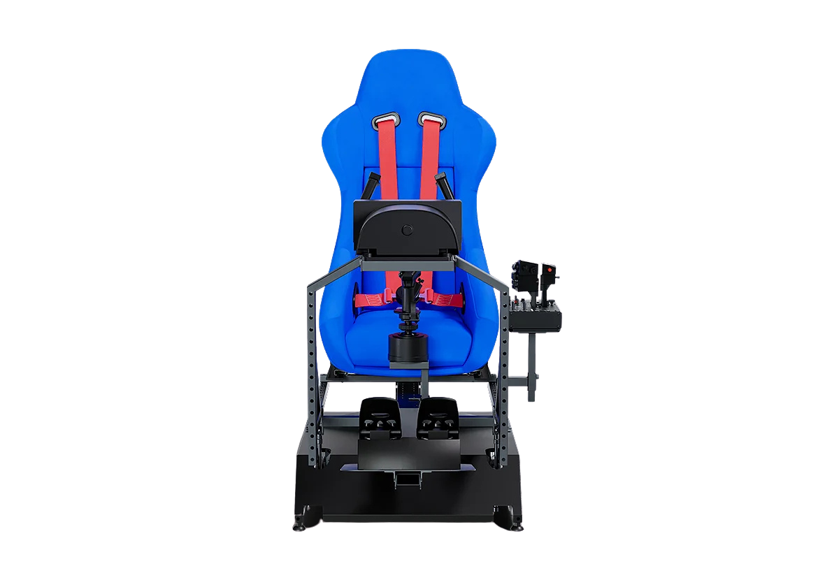 H2 HERO 2-Axis Flight Simulator with SFU Actuators & Smooth Gearing