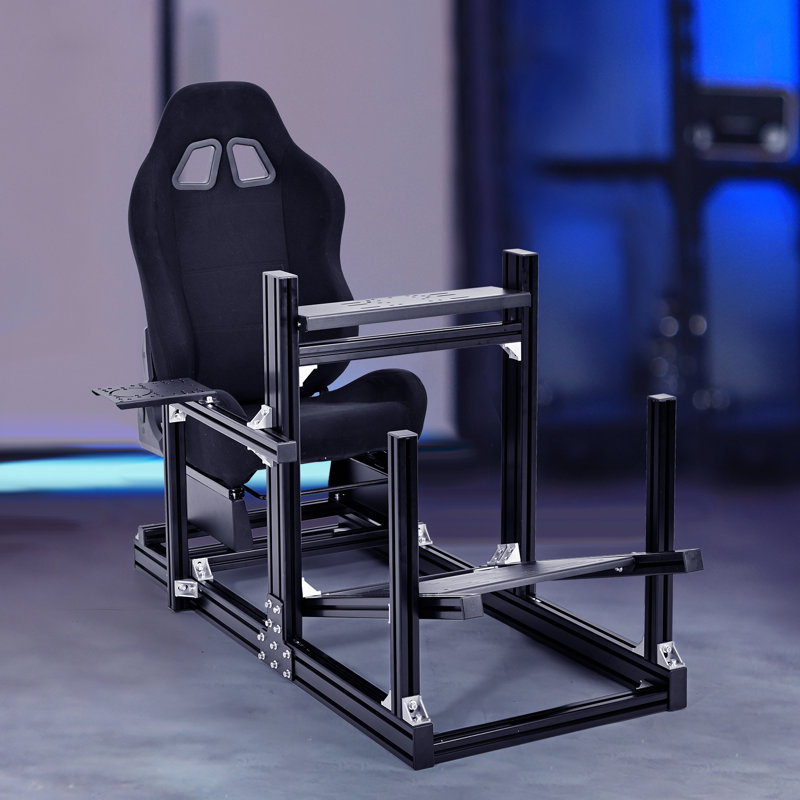 Anman Adjustable PC And Racing Game Chair in Black