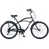 26 Inch 7 Speed Beach Cruiser Bike – Men's Steel Frame City Bicycle