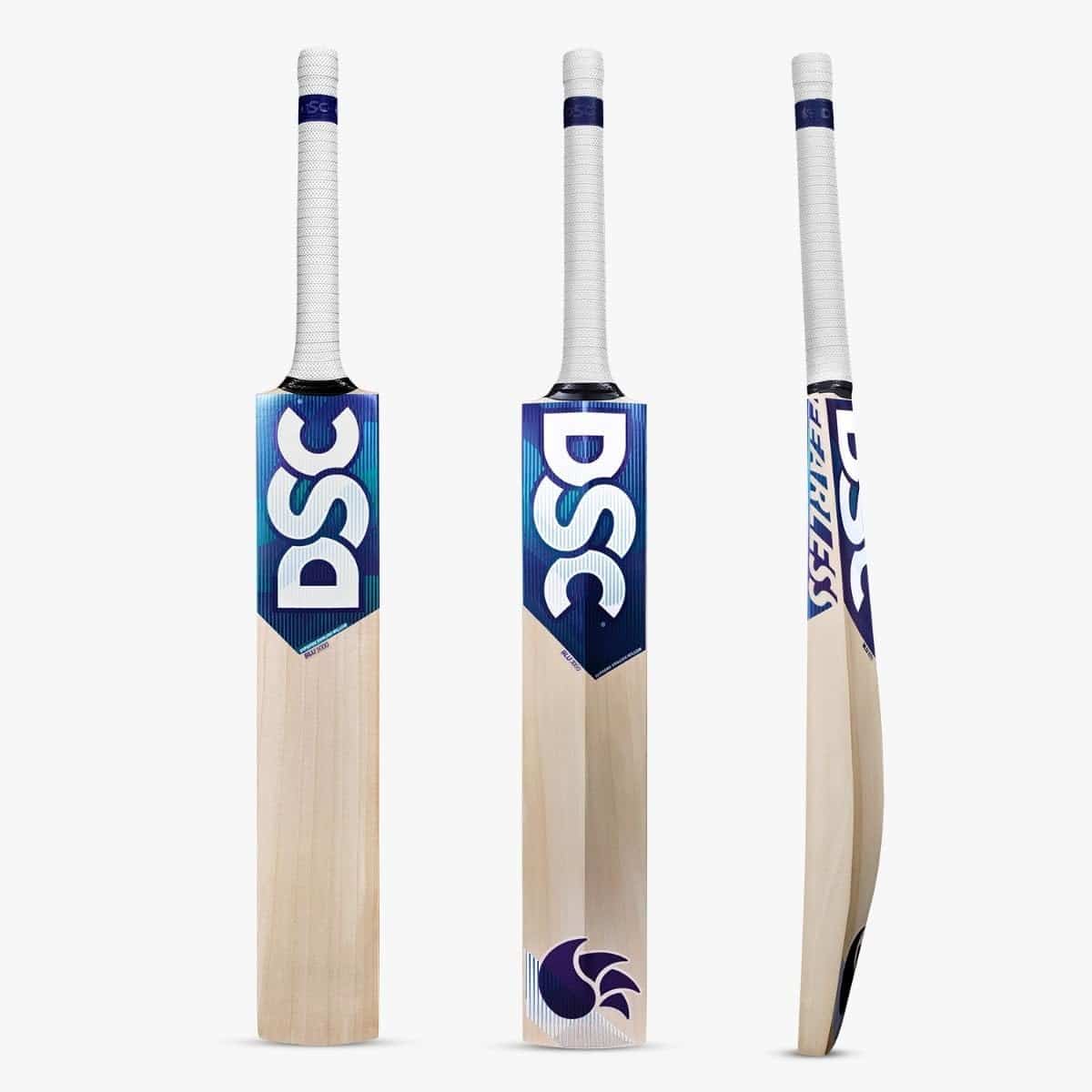 Blu 3000 English Willow Cricket Bat  Grade 1 Lightweight Cricket Bat