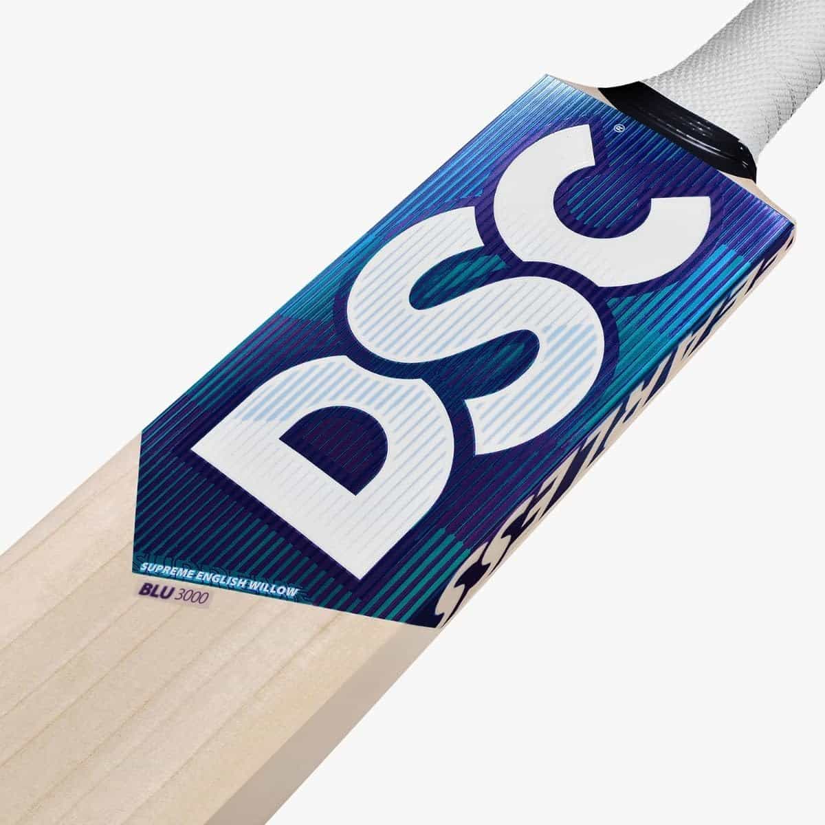 Blu 3000 English Willow Cricket Bat  Grade 1 Lightweight Cricket Bat
