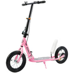 Bruce&Shark Foldable Kick Scooter with 12 Inch Pneumatic Tyres & Dual Brakes