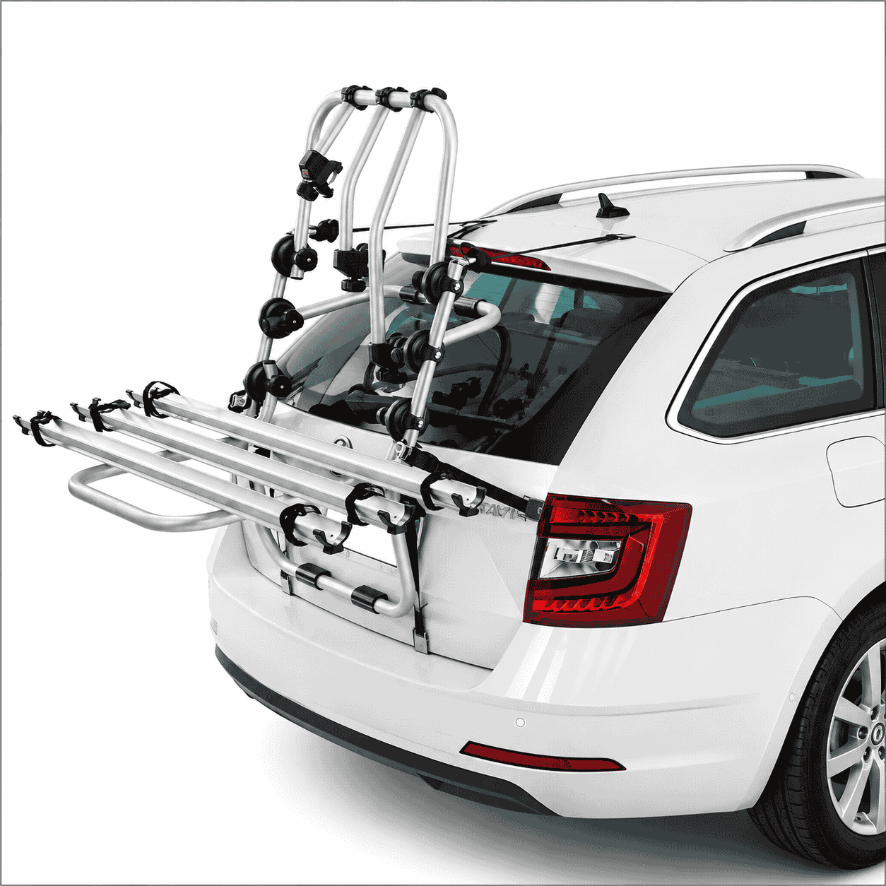 Fabbri Bike Ok Rear Bike Rack for 2 or 3 Bikes Aluminium Hatchback Carrier
