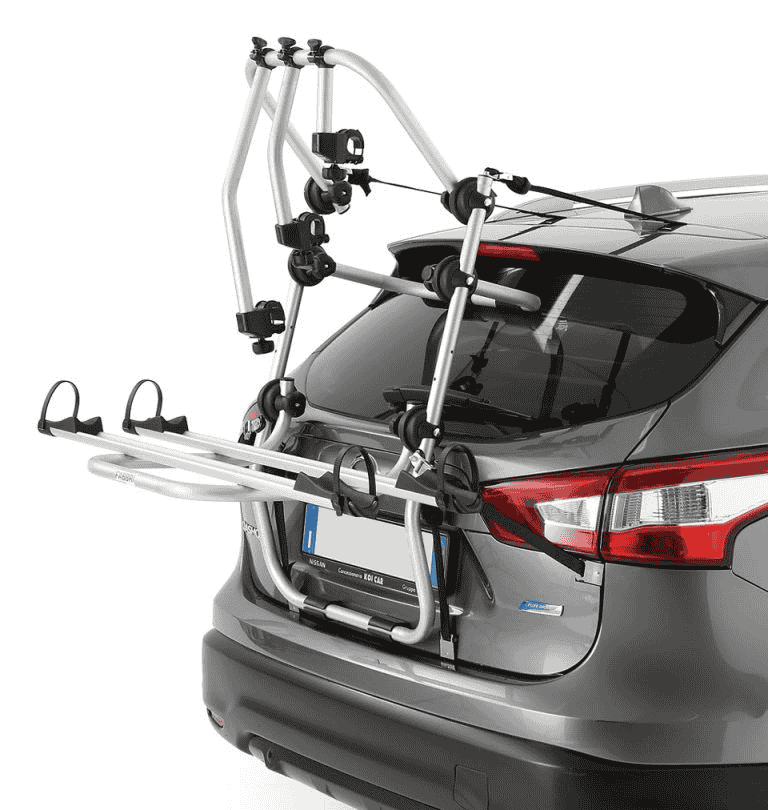 Fabbri Bici Ok Elektrobike Rear E Bike Rack for 2 Bikes Aluminium Hatchback Carrier