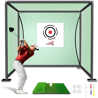 Heavy Duty Golf Driving Cage with Metal Frame – Indoor & Outdoor Practice Net