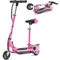 MAXTRA Kids Electric Scooter with Removable Seat – Pink