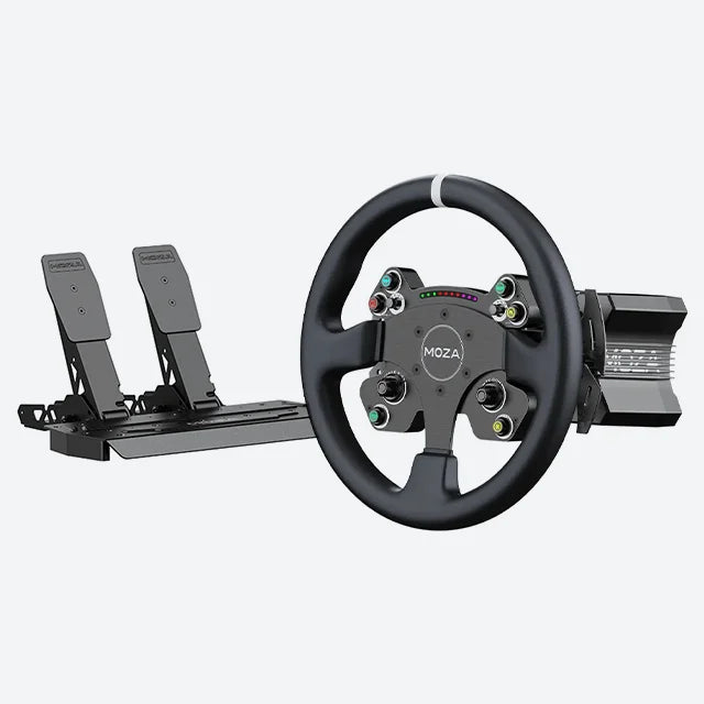 MOZA R9 CS Direct Drive SR-P Lite Pedals Bundle