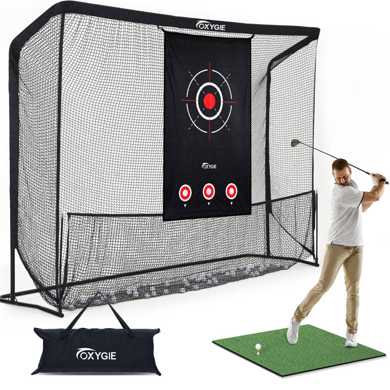 Heavy Duty Golf Practice Net with Target Cloth – Indoor & Outdoor Golf Hitting Net
