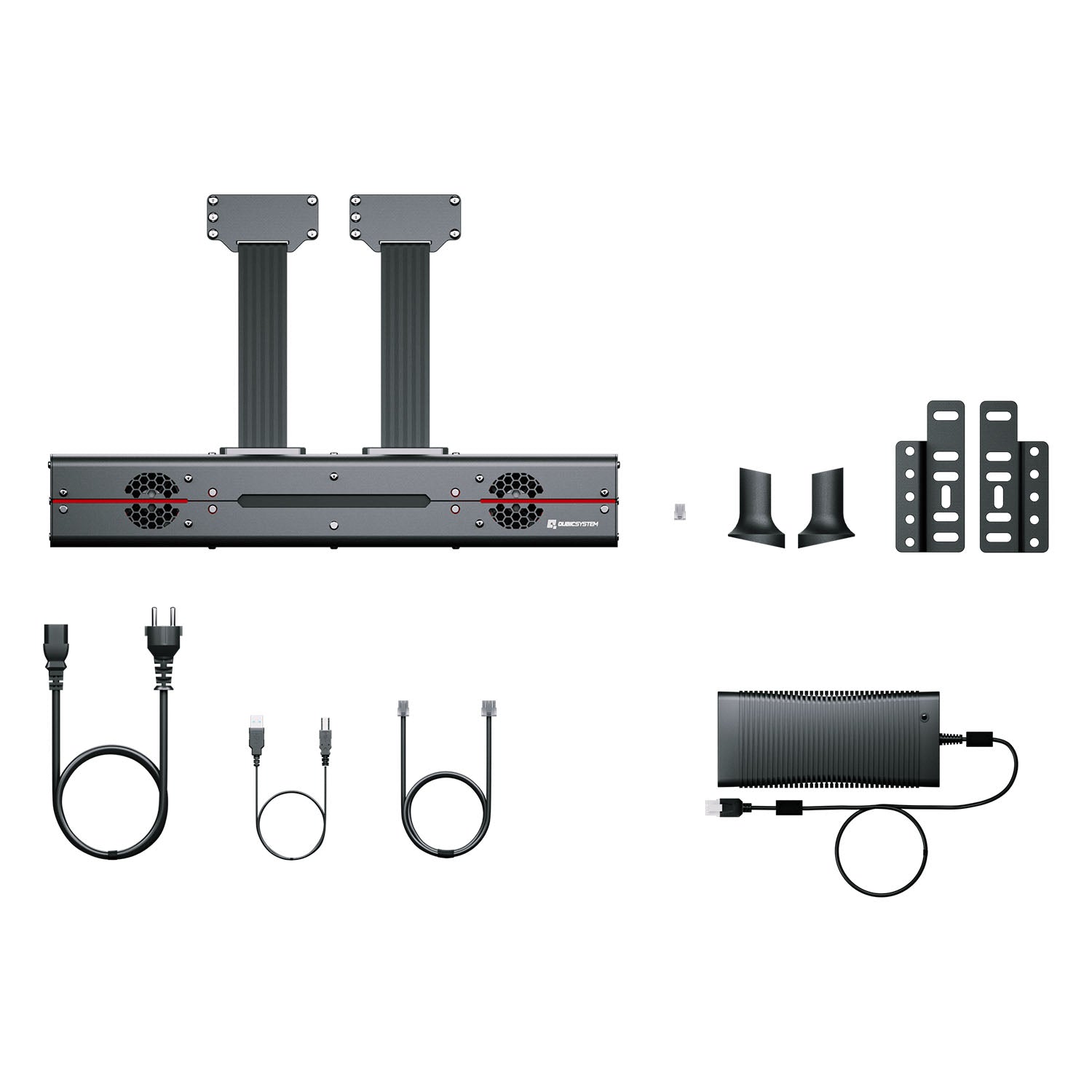 QS-BT1 Dual Channel Direct Drive Seat Belt Tensioner – Ultimate Sim Racing & Flight Simulator Immersion System