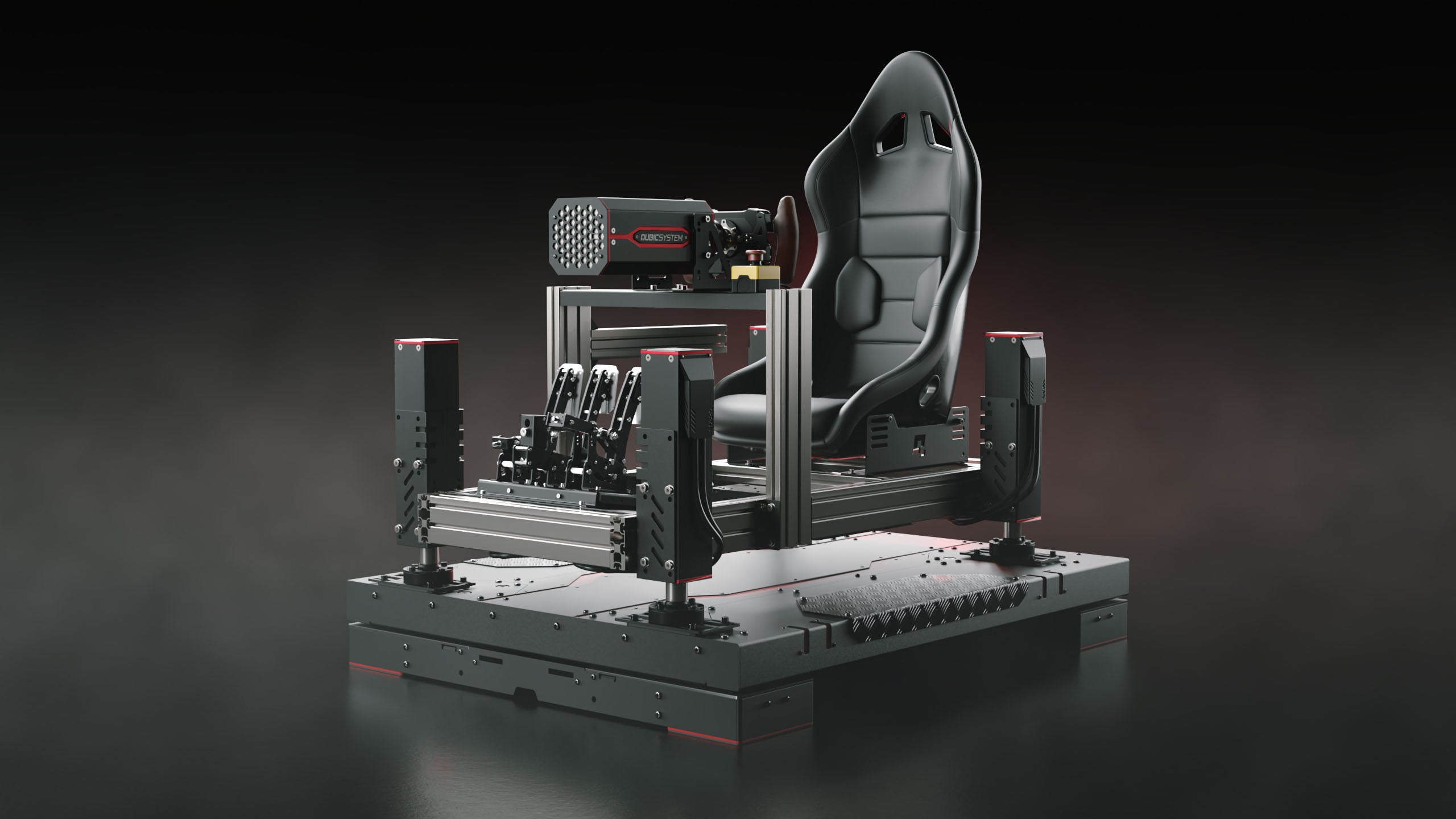 5DOF Motion Set QS-210 / QS-220/ QS-CH2 – Professional Sim Racing Motion Platform