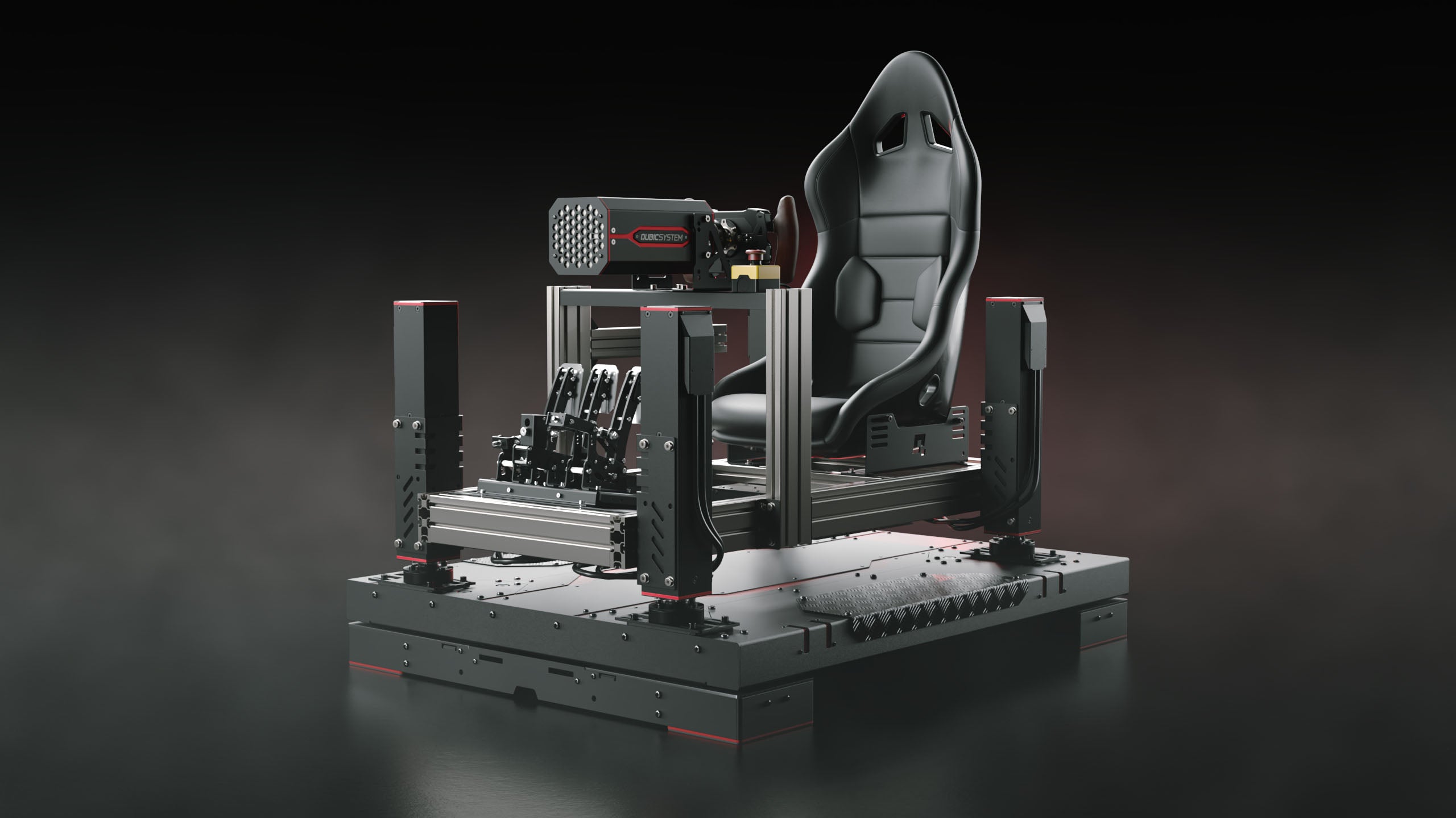 5DOF Motion Set QS-210 / QS-220/ QS-CH2 – Professional Sim Racing Motion Platform