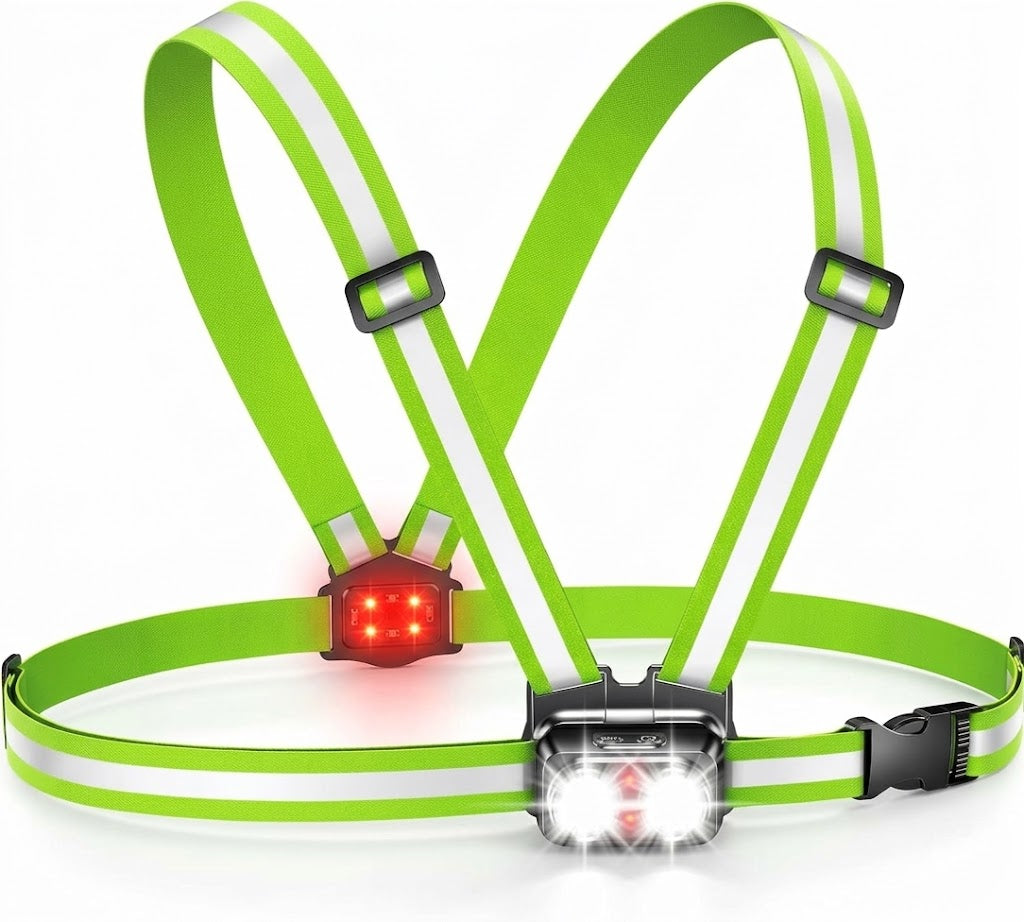 Rechargeable 800LM LED Headlamp – Waterproof Camping & Running Head Torch