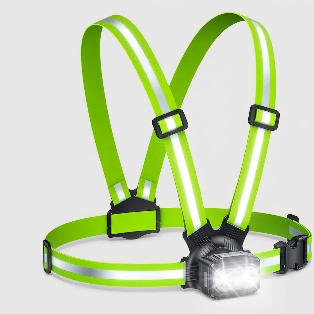 Rechargeable 800LM LED Headlamp – Waterproof Camping & Running Head Torch
