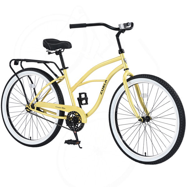 Women’s 26 Inch Single Speed Beach Cruiser Bike – Comfort City Bicycle