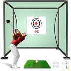Heavy Duty Golf Driving Cage with Metal Frame – Indoor & Outdoor Practice Net