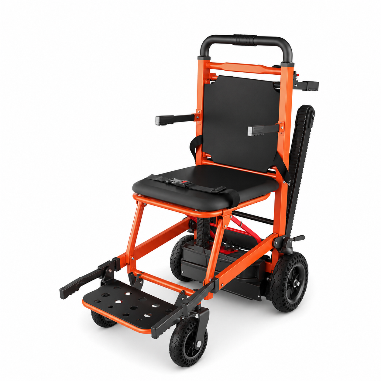Motorized Stair Climbing Wheelchair – Foldable Electric Mobility Chair 440lb Capacity