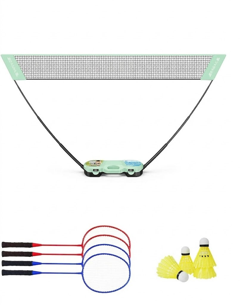 BackyardPro Portable Badminton Net Set – Complete Outdoor Game Kit