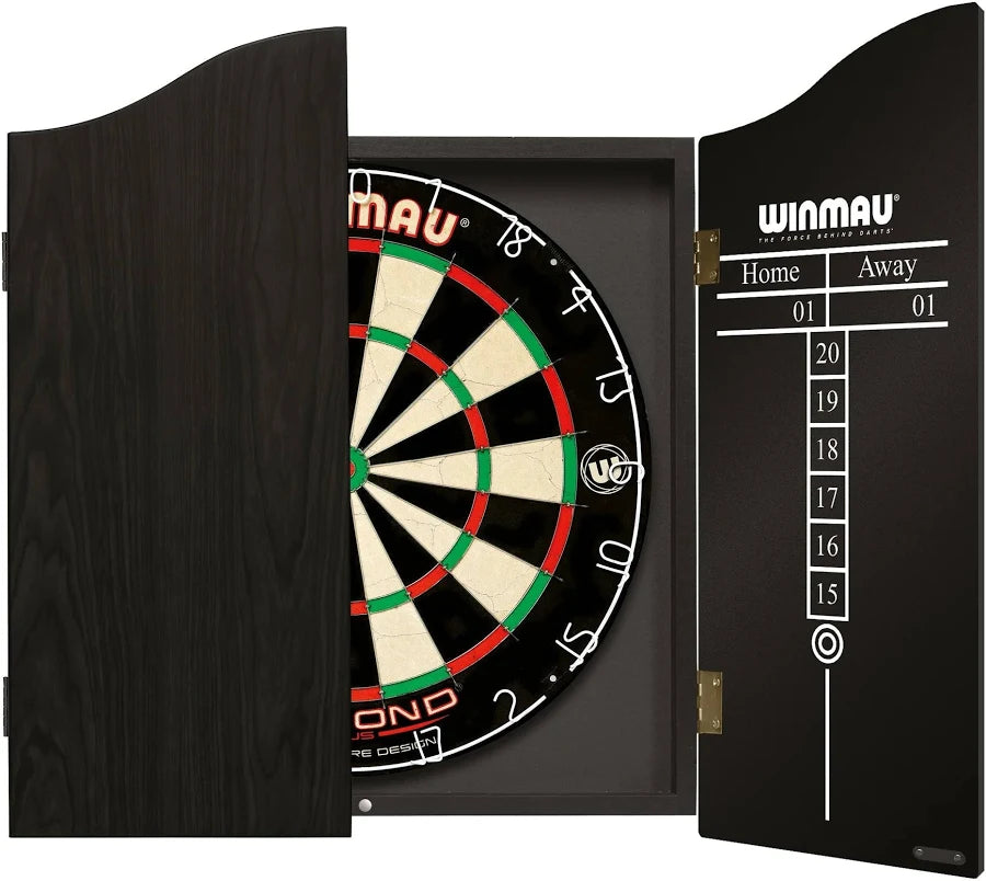 ProDart Professional Dartboard Cabinet Set – Complete Home Darts Game Kit