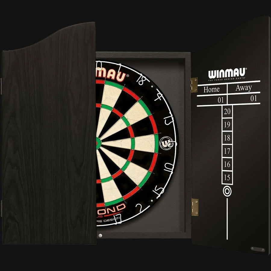 ProDart Professional Dartboard Cabinet Set – Complete Home Darts Game Kit