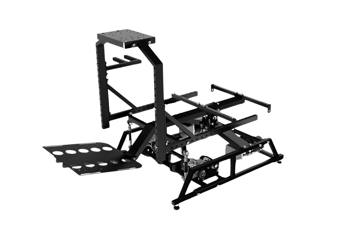 H2 HERO 2-Axis Flight Simulator with SFU Actuators & Smooth Gearing