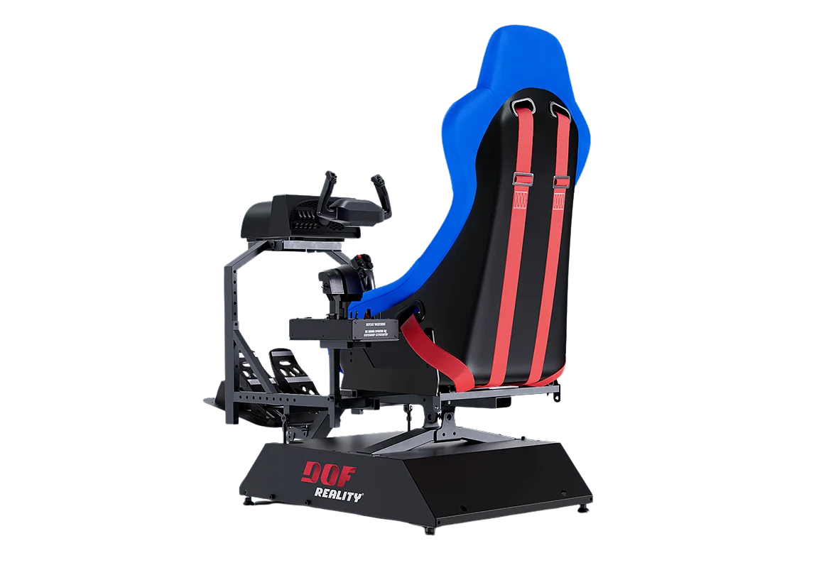 H2 HERO 2-Axis Flight Simulator with SFU Actuators & Smooth Gearing