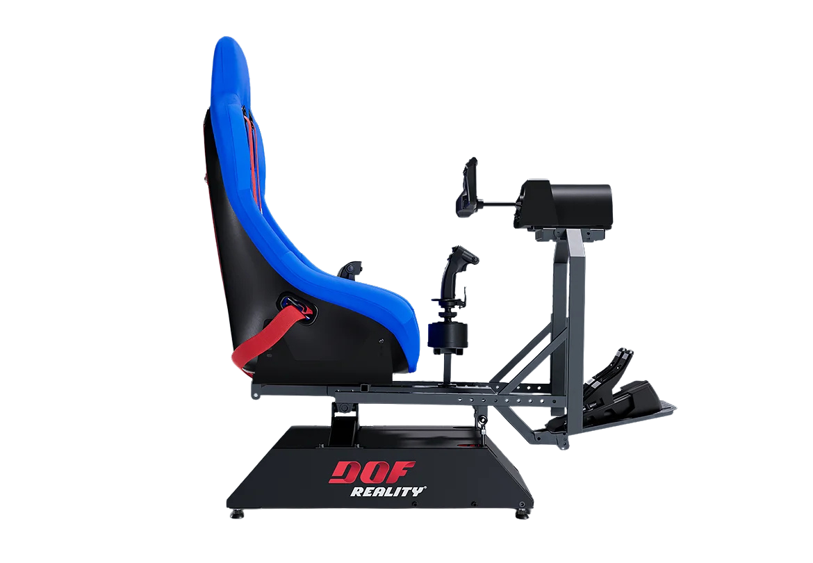 H2 HERO 2-Axis Flight Simulator with SFU Actuators & Smooth Gearing
