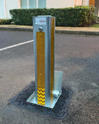 Heavy Duty Telescopic Parking Security Post – Driveway Bollard with Anti-Tamper Lock &amp; Flush-Fit Boxed Lid