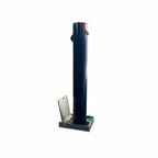 600mm Round Telescopic Driveway Security Bollard – Black Retractable Parking Post with Anti-Drill Lock