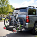Foldable Towbar Bike Rack for 2 Bikes – Tilting Hitch Mount Carrier with Anti-Theft Lock
