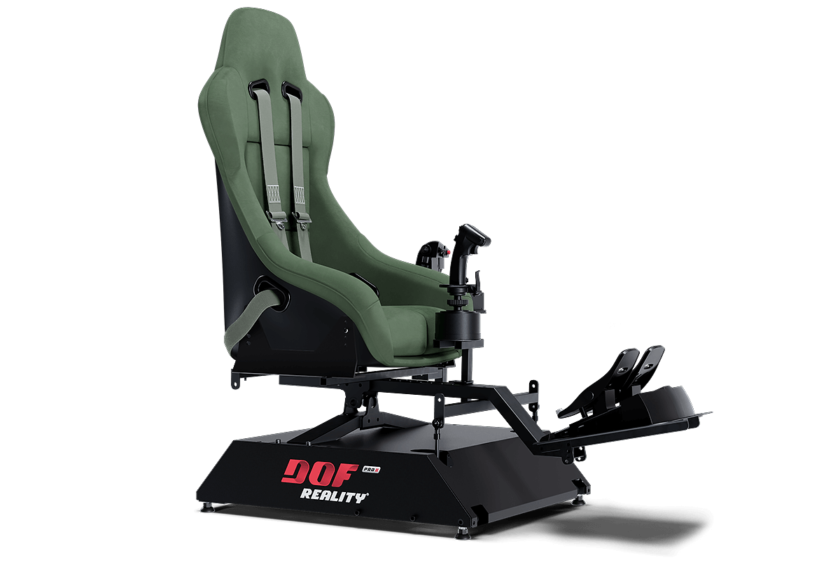 Motion Heli Cockpit - 2-Axis PRO (P2) with SFU and Xtra Smooth Gearing