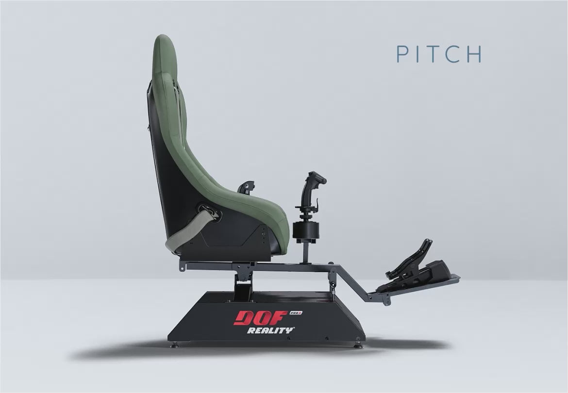 Motion Heli Cockpit - 2-Axis PRO (P2) with SFU and Xtra Smooth Gearing