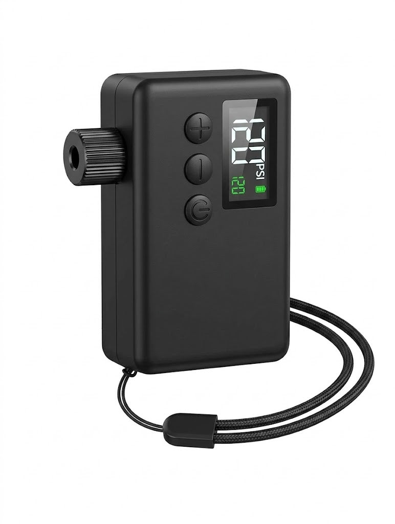 TurboPump Mini Electric Bike Pump – 120PSI Portable Tyre Inflator