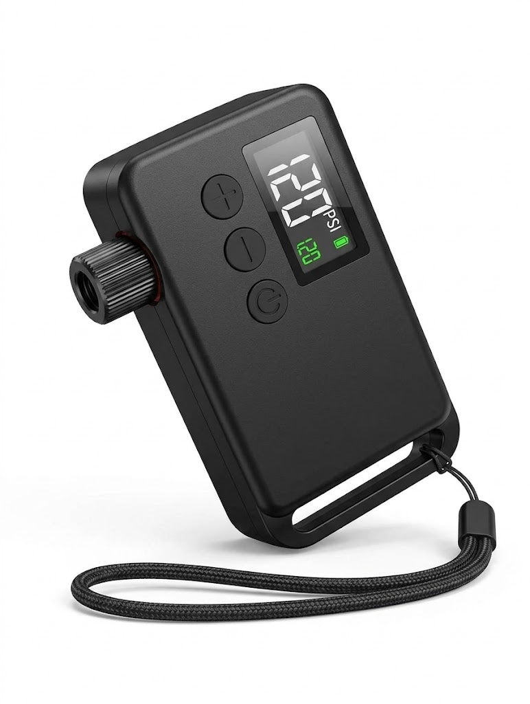 TurboPump Mini Electric Bike Pump – 120PSI Portable Tyre Inflator