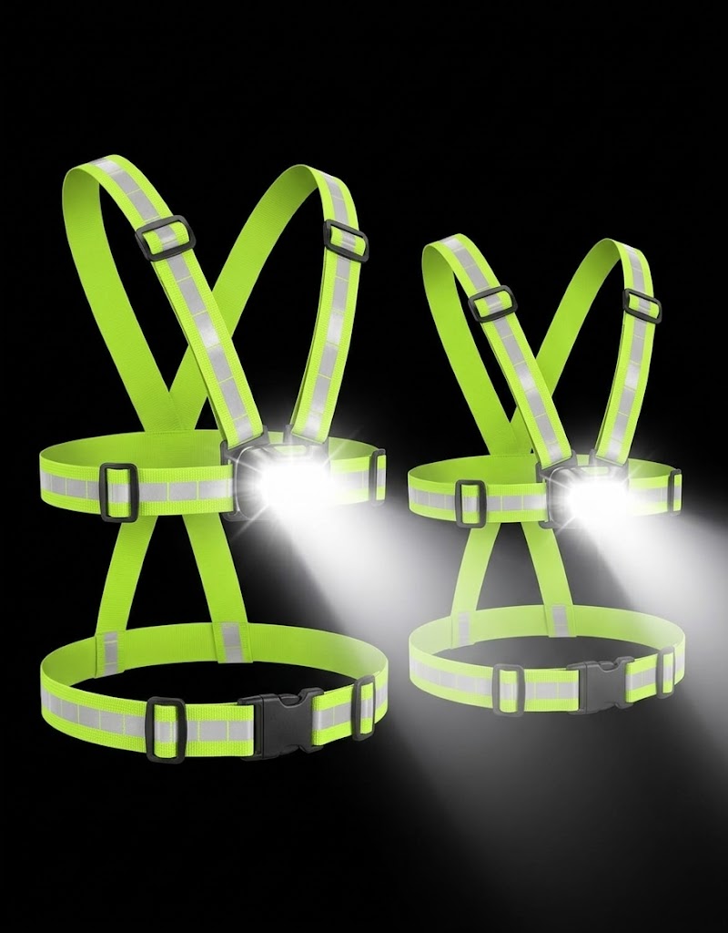 Rechargeable 800LM LED Headlamp – Waterproof Camping & Running Head Torch