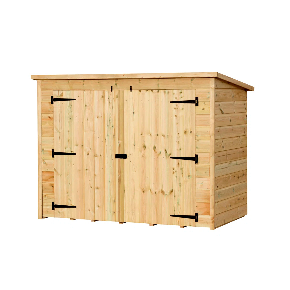 Wooden Bike Storage Shed | Shiplap Pent Outdoor Bicycle Shed