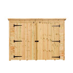 Wooden Bike Storage Shed | Shiplap Pent Outdoor Bicycle Shed